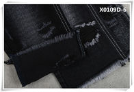 Poly tissu de denim de polyester de coton de 14.5oz 70 Ctn 30 noirs pour des vestes de jeans d'ami
