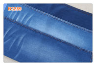 matériel de jeans de coton de tissu de textile de denim de satin de polyester du coton 24% de 9oz 73%