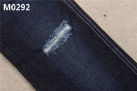 Tissu de denim de 12 onces sanforisant le tissu de jeans de coton de bleu d'indigo sans bout droit