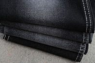 tissu maigre de denim de jeans de noir superbe du bout droit 10oz