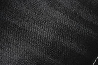 Tissu maigre de jeans de Legging de bout droit de coton de 75% de denim superbe de noir