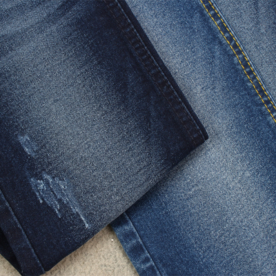 tissu de denim avec le bout droit approprié aux jeans de femmes faisant à 9,9 onces dans la couleur bleu-foncé