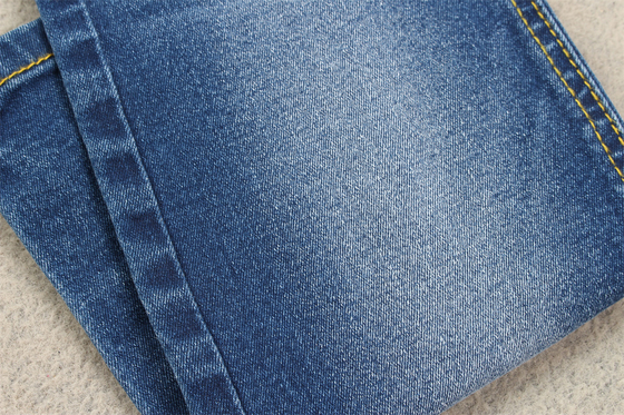 tissu de denim avec le bout droit approprié aux jeans de femmes faisant à 9,9 onces dans la couleur bleu-foncé