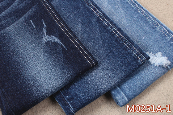 Tissu professionnel de jeans du tissu 11.5oz de denim de bout droit de polyester de coton