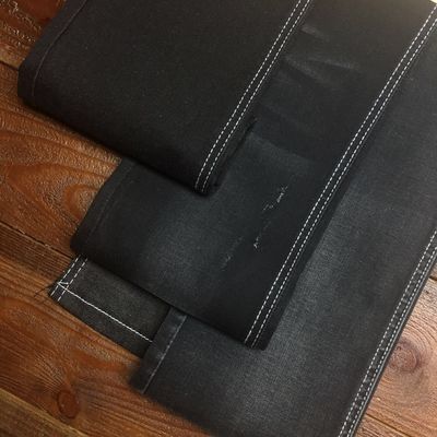 Bon prix Couleur noire 9oz de denim de coton de Tencle de jeans matériels de tissu en ligne