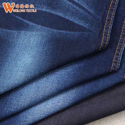 Bleu-foncé lourd de denim de coton de Tencle de jeans matériels de tissu