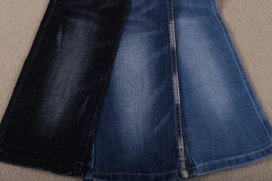 Bon prix Tissu de denim de mèche de bout droit de Spandex de la rayonne 2% du polyester 3% du coton 28% de 67% pour des jeans des hommes en ligne