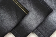 Tissu noir pur 9OZ de denim de postérieur noir pour la fabrication de jeans