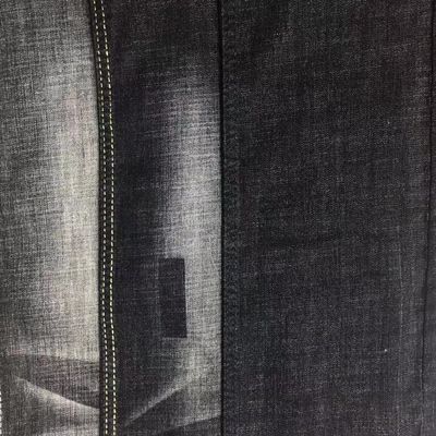 Bon prix Matériel noir de tissu de jeans du tissu 10.5oz de denim de mèche de couleur pour les hommes en ligne