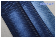 +Blue bleu de tissu de denim de bout droit de coton de 8,5 onces + bleu-foncé coloré imprimé floral