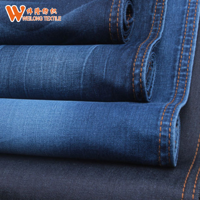 Mercerisant 56" tissu de denim de bout droit de la largeur 11.3oz pour le pantalon de femme