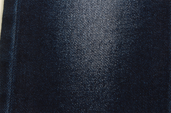 Tissu de denim de bout droit de Dual Core de 11,2 onces par la coutume délavée de la Turquie de tissu de yard