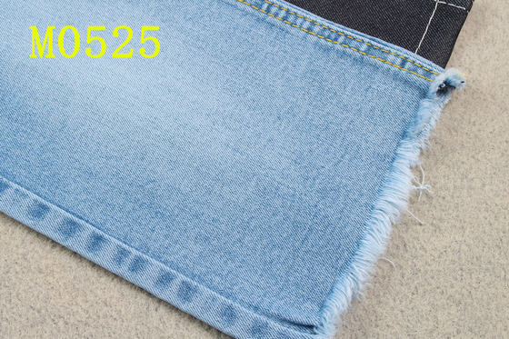 tissu de denim de bout droit de 9.7Oz Dual Core avec des tissus de jeans de Spandex de polyester de coton de désencollage de mèche