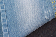 le tissu de denim de Spandex de polyester du coton 9.2oz a réutilisé le sanforisage bleu-foncé de fil