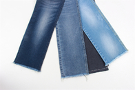 le tissu de denim de Spandex de polyester du coton 9.2oz a réutilisé le sanforisage bleu-foncé de fil