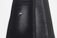 Haute couleur élastique de noir de tissu du denim 11.5Oz avec le petit pain arrière blanc pour des jeans d'homme