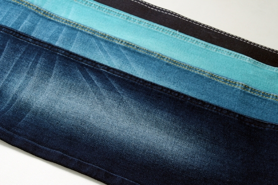 Tissu de denim en coton polyester spandex pour une tenue étirée et un look à la mode