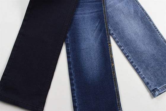 Tissu denim satiné 9oz pour jeans femme
