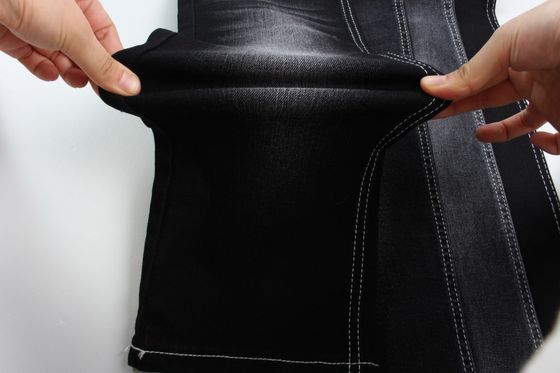 Tissu en denim tissé à l'arrière noir