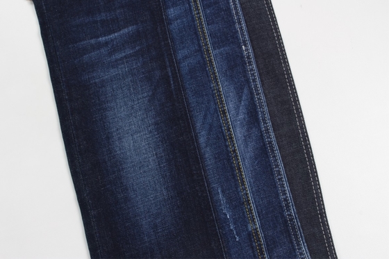 Vente à chaud et en gros de tissu de jeans bleu foncé