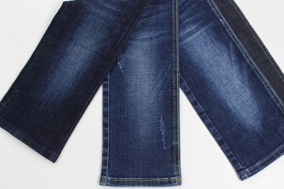 Vente à chaud et en gros de tissu de jeans bleu foncé