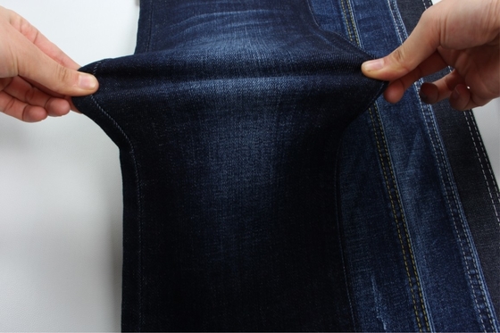 Vente à chaud et en gros de tissu de jeans bleu foncé