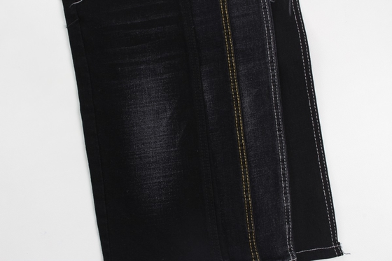 12 oz noir et noir arrière en crosshatch en tissu de jean