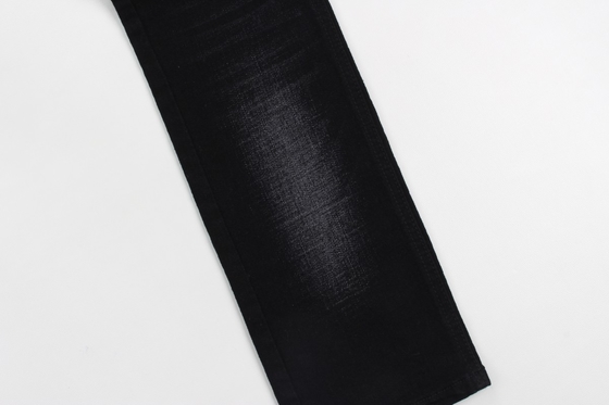 11.4 oz noir et noir arrière croisé, en tissu de jean.