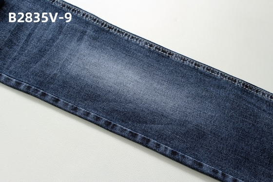 Disponible en tissu denim de couleur bleu foncé élastique de poids moyen, produits prêts pour la fabrication de jeans