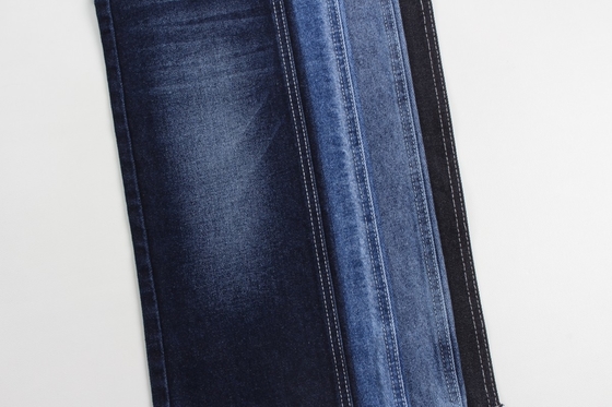 Vente en gros de tissus en denim rigide 100% coton bleu foncé pour jeans
