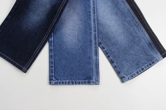 Vente en gros de tissus en denim rigide 100% coton bleu foncé pour jeans