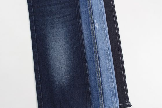 Bon prix Vente en gros de tissus en denim rigide 100% coton bleu foncé pour travailleurs en ligne
