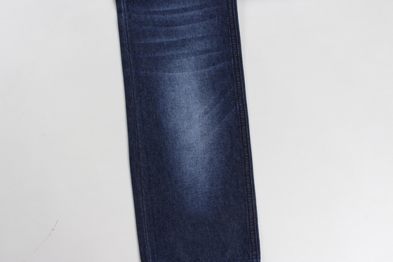 Tissus en denim rigide bleu foncé pour jeans