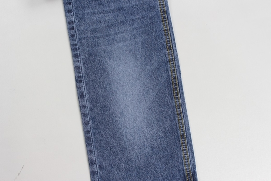 Tissus en denim rigide bleu foncé pour jeans