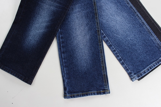 2024 vente à chaud 12,5 oz bleu foncé étirer tissu en denim tissé pour jeans