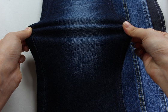 2024 vente à chaud 12,5 oz bleu foncé étirer tissu en denim tissé pour jeans