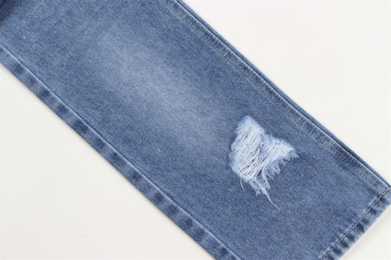 Tissus en denim bleu foncé rigide 100% coton pour la fabrication de jeans