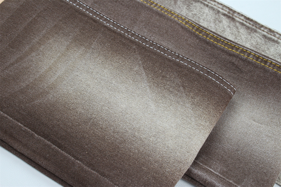 Tissu en denim super brun pour les femmes Jeans homme bas prix compétitif de la ville de Foshan Chine