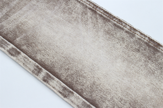 Tissu en denim super brun pour les femmes Jeans homme bas prix compétitif de la ville de Foshan Chine