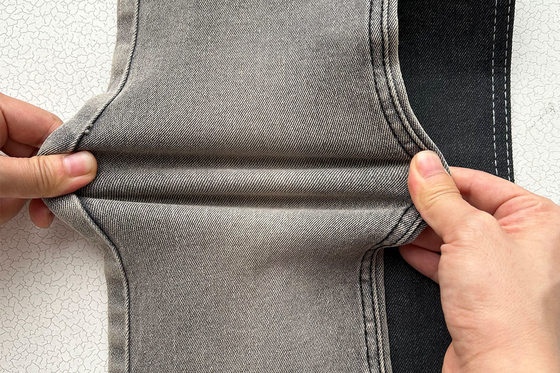 10 oz prix compétitif prix fort couleur grise pour homme jean stretch denim tissu de l'usine de Chine