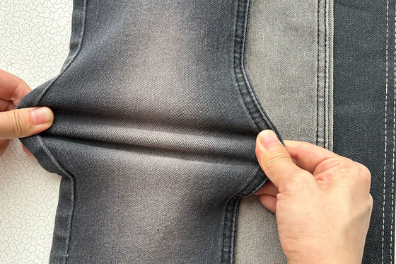 10 oz prix compétitif prix fort couleur grise pour homme jean stretch denim tissu de l'usine de Chine