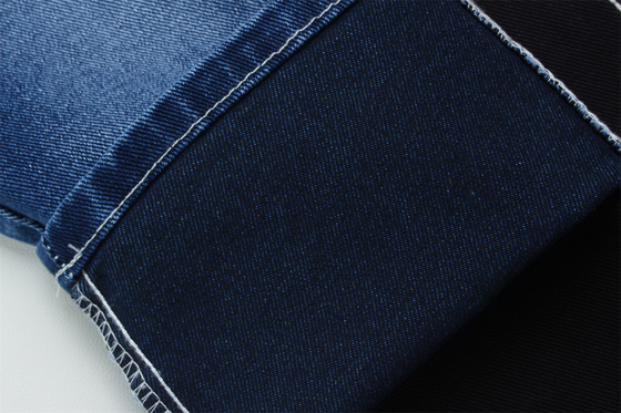12 oz prix raccourci Tissu en denim à étirement bas Pour le travail de l'homme porter des jeans Noir arrière prix compétitif de Weilong Textile