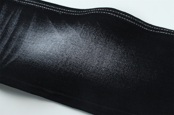 13.5 oz Tissu denim lourd pour le travail homme porter des jeans noir arrière