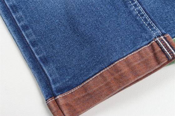 Gros de 10 oz Tissu en denim tissé à l' arrière coloré pour jeans