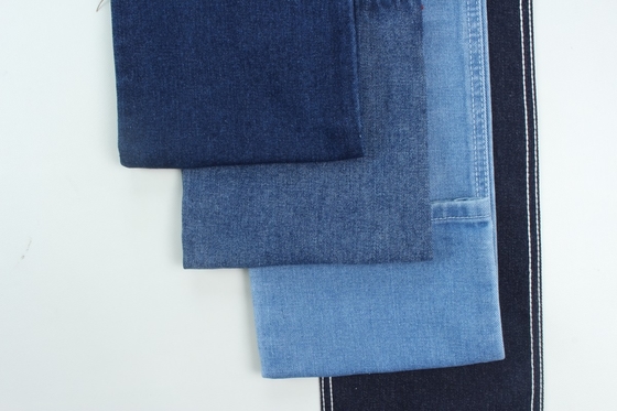 Gros 11 oz 100% coton bleu foncé Tissu rigide Jeans