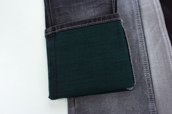 11.5 oz noir et coloré arrière double couche denim jeans tissu