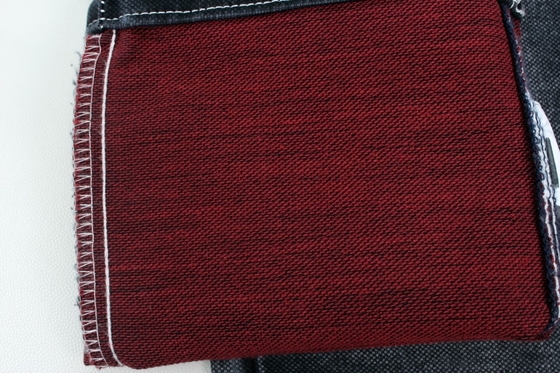 11.5 oz noir et coloré arrière double couche denim jeans tissu