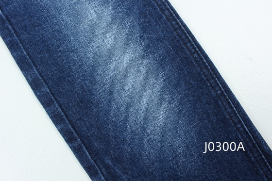Vente en gros de tissu denim étiré bleu foncé de 12,5 oz pour jeans