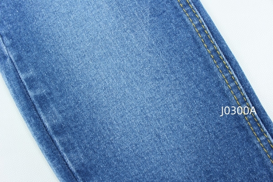 Vente en gros de tissu denim étiré bleu foncé de 12,5 oz pour jeans
