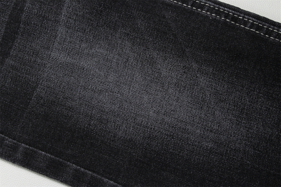 11 Oz Warp Slub Tissu en denim noir pour homme Jeans haute étirement Indiens Style de marché à vendre